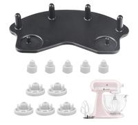 ZHIXING Stand Mixer Attachment Holders, Compatible with Kitchenaid Mixer & KitchenAid Flat Beater, Kitchen Accessory Organizer, Accessories for Storing Dough Hooks,Flat & Flex Edge Beater