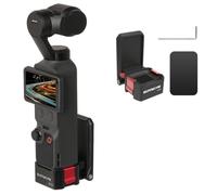 Zhixteu Magnetic Mount for DJI Osmo Pocket 4 /Pocket 3, Quick-Release Adapter with 1/4" Interface, Camera Expansion Base, Supports 180° Rotation Adjustment (black)