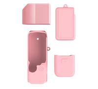 Zhixteu Silicone Cover Case for DJI Osmo Pocket 4 Pro, Lens Cap Soft Sleeve Protector (Pink)