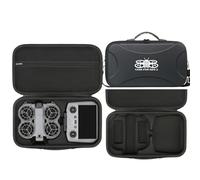 Zhixteu Storage Bag for DJI Neo 2 RC 2, Travel Backpack Carrying Case Handbag with Shoulder Strap for Cables, Propellers, 35 x 21 x 7.5cm (with Pattern)