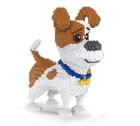 ZHIXUANDIANZI Super Cute Dog Model Building Blocks - Nano Mini Building Blocks DIY Gift, Suitable for Adults and Children to Complete a Building Game, Russell Terrier