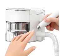 ZHIXUMM 200w Vacuum Cleaner For Nail Drill, Powerful Quiet Manicure Dust Collector, With Drill Machine, 30,000rpm High Speed, 4 Adjustable Modes, 65db Low Noise, For Salon Pedicure Acrylic Nails
