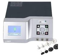 ZHIXUMM 448k Deep Care Diathermy Machine, Rf Facial Ret Cet Stretching System, Rf Tecar Therapy Ret Cet, Technology Hyperthermia, Slimming, With 8 Working Heads/1 Negative Plate, For Whole Body