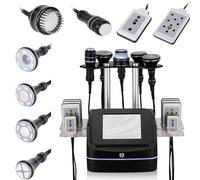 ZHIXUMM 7 In 1 Body Sculpting Machine, 40k Cavitation Machine, Cellulite Fat Removal Multipole Rf Vacuum Micro-Current Photon Body Contouring Massager Spa Beauty Equipment