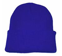 Zhiyao Beanie Hat Women's Men's Winter Warm Soft Knitted Hat Winter Hats Jersey Hat Knit Hat Skull Cap for Camping Gifts for Women Men, Blau, One Size Fits All