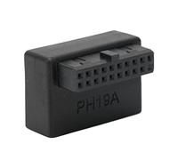 Zhiyavex USB Front Panel Adapter,USB3.0 19Pin to 20Pin Header Adapter,Front Panel Socket 90° Elbow,Vertical USB Header Adapter,for PC Motherboard(Type A)