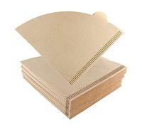 ZHIYE 100PCS Coffee Filter, Disposable Unbleached Cone Filter Papers Size 01 for Coffee Dripper & Pour Over Coffee Maker, 1-2 Cups
