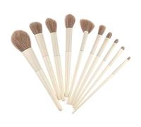 ZHIYE 10Pcs Makeup Brushes Set, White Professional Face Make-up Brush Set, Suitable for Eye Shadow, Foundation, Concealer, etc