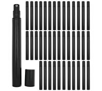 ZHIYE 40pcs Mini Spray Atomizer Bottles, 5ml Plastic Empty Spray Bottle, Refillable, Black Fine Mist, Travel Cosmetic Sample Bottle, Portable Perfume Container for Cosmetic Makeup Tools