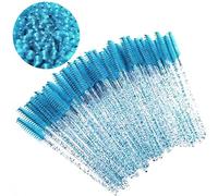 ZHIYE 50 pcs Eyelash Mascara Brushes, Wands Applicator Eyebrow Brush Makeup Kit, Eyebrow Castor Oil Brush Makeup Tool