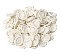ZHIYE Finger Cot, approxi 150pcs Latex Anti-Static Finger Covers Finger Tip Rubber Protect Keeping Dressing Dry and Clean Disposable Finger Gloves White