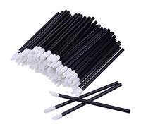 ZHIYE Lip Brushes, 200Pcs Black Lip Brushes Make Up Brush Lipstick Lip Gloss Wands Applicator Tool Makeup Beauty Tool Kits