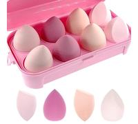 ZHIYE Makeup Sponge, Beauty Makeup Blending Sponge Puff Blender Foundation Sponge Concealer Sponges Applicator Sponges 8 Pcs