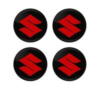 ZHIYONGSHUN 4 Pcs Car Hub Centre Caps Sticker for Suzuki Vitara IV 2014-2018, Wheel Center Hub Cover Decal Car Decorate Accessories,60mm-A