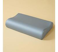 Zhiyuan 100% Cotton Contour Pillow Cover Only Memory Foam Pillowcase Pillow Protector for Cervical Pillow 40 x 60 cm, Light Steel Blue