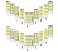 ZHIYUE 20 Pack G4 7W LED Bulb Equivalent Halogen Bulbs 70W G4 700LM Energy Saving Light Bulbs G4 Socket Led Lamp AC 220-240V Non Dimmable Cool White 6000K
