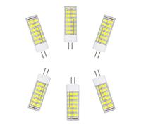 ZHIYUE1 6 Pack G4 7W LED Bulb Equivalent to 70W Halogen, 700LM Energy Saving Light Bulbs, Socket Led Lamp AC 220-240V Non Dimmable Cool White 6000K Capsule Bulb