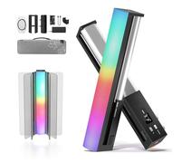 ZHIYUN CINEPEER C100[Official]100W RGB Stick Light LED APP Control Video Light Wand Handheld 2700K-6500K CRI 95+ TLCI 98+ Continuous Output Lighting for 6 * 4500 mAh Photography 14.3" Tube Light Combo