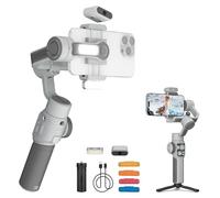ZHIYUN CINEPEER SMOOTH 5E COMBO Gimbal Stabiliser Smartphone, AI Tracker, Magnetic Fill Light, 3-Axis Phone Gimbal, Smart Editing, Apple Watch Remote Control, Payload Max.300g