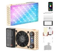 ZHIYUN FIVERAY M60 Ultra [Official] 60W RGB Video Light with Magnetic Mount | Portable Camera Light with Cold Shoe, APP Control&Master-Slave, Led Photography Light, 2500K~10000K, Pocket Fill Light for YT