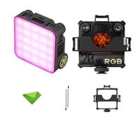 Zhiyun M20C 20W RGB Camera Light, LED Video Lights, CCT 2500K~10000K, TLCI 96+ CRI 94+ 4500mAh Portable Light Support Magnetic Attraction for On-Camera Video Lights Vlog Light for DSLR Camera