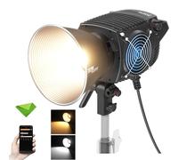 ZHIYUN Molus B300 300W COB LED Video Light, Bi-Color 2700-6500K, CRI≥95 TLCI≥97 APP Control Bowens Mount Lights for Studio Video, YouTube, Vlog, Live Stream, Filming, Recording, etc