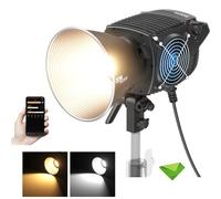 ZHIYUN Molus B500 500W COB LED Video Light, Bi-Color 2700-6500K, CRI≥95 TLCI≥97 APP Control Bowens Mount Lights for Studio, YouTube, Vlog, Live Stream, Filming, etc