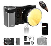 ZHIYUN MOLUS X100 Bi-color Combo 100W Video Light [Official] V2 Upgraded Version Professional Photography Lighting Portable Continuous Output Lighting 2700K~6500K CRI≥95 TLCI≥97 for Youtube TT Photog