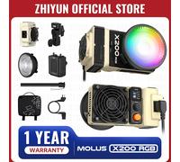 ZHIYUN Official MOLUS X200 RGB 200W LED Video Light Multiple power supply modes APP Control for Commercial Photography Light X200 RGB Combo