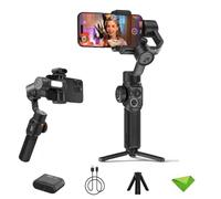 ZHIYUN Smooth 5S AI Combo Gimbal Stabilizer for Smartphone, 3-Axis Phone Gimbal, AI Tracking Phone Stabilizer for Video Recording Vlog, for Android for iPhone 14 Pro Max Plus 13 12 11 X XR XS 8 Plus