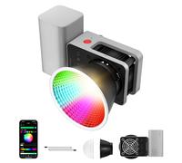 ZHIYUN Video Light RGB CINEPEER CX50 RGB 50W Handheld LED Photography Light with 4500mAh Battery Type-C PD Fast Charging, APP Control, Portable Camera Light with 2700K-6500K/CRI≈95/TLCI≈96