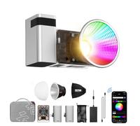 Zhiyun X60 RGB Video Light Pro 60W LED Photography Light 2700K-6500K Support Bluetooth, with Battery Grip, for Video Studio, Vlogging