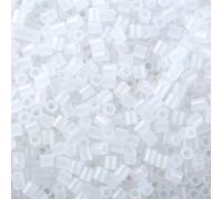 ZHIYUXI 2500Pcs Transparent White Fuse Beads 5mm Iron Beads Melty Beads Hama Beads Kit for DIY Crafts, Jewelry Making, Bulk