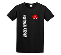 ZHIZAO Massey Ferguson Tractor Agriculture Mens Fashion T Shirt Black M