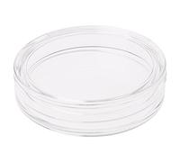 ZHIZHOU Coin Holder 1 Piece 38.6mm Clear Round Acrylic Coin Capsule Storage Box Holder Case for Silver 2 oz