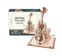 ZHIZHOUNEY 3D Wood Puzzle Violin Capriccio Model DIY Christmas Birthday Gift for Boys Girls Musical Building Block Easy Assembly Musical Violin Ornament