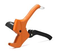 ZHJAN Plastic Pipe Cutter, Maximum Cutting Diameter 42mm, Ratchet-Style Heavy-Duty PVC Pipe Cutter, SK5 Carbon Steel Blade, Tube Cutter Slice Suitable for Cutting PVC/CPVC/PPR/PEX
