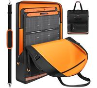 Zhjiutak Portable Solar Panel Bag,Solar Panel Carrier with Pocket, Compatible with 100W 110W 200W Oxford Cloth Solars Panels Storage Bag with Multiple Pocket,Travel Carrying Case