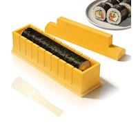 Zhjiutak Sushi Maker,DIY Sushi Mould,DIY Sushis Making Kit with Mold and Rice Spoon, Easy to Use for Home Use Ideal for Beginners