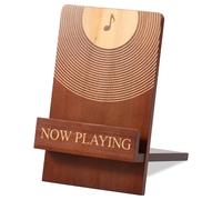 Zhjiutak Vinyl Record Holder Display Stand,Showcase Your Now Playing Album Cover - Minimalistic & Tabletop Holder Design,Vinyl Accessories Compatible with All CDs & LPs,Music Storage, General Storage