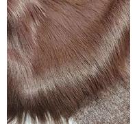 ZHJLF Brown Long Pile 12 Cm Soft Faux Fur Fabric For Crafts 170 × 50cm, Artificial Fur Fabric For Decoration Photography Props Backdrops Cosplay DIY Crafts Sofa Rugs(Color:21 coffee)