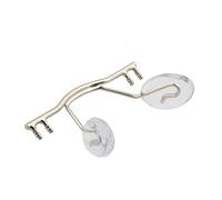 Zhjlut 10pcs/glasses Bridge Replacement Rimless Frame, Stainless Steel Glasses Bridge With Nose Pad for Glasses Repair (Color : Silver)