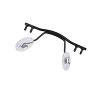 Zhjlut 5pcs, Glasses Nose Bridge Replacement Rimless Frame, Stainless Steel Glasses Nose Bridge With Nose Pad (Color : Black)