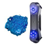 ZHJOPP 3D Scanner for 3D Printing, Handheld 3D Scanner 7 Blue Laser Line Scanning, Accuracy 0.02mm, Speed Up To 60fps, 24-bit Fast Full Color Scanning