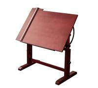 ZHJOPP Adjustable and Portable Drawing Table, Wooden Drawing Table, Height Adjustable, with a Tiltable Tabletop, Suitable for Studios and Homes.