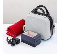 ZHJOPP Automatic Card Dealing Machine, Rotating Mini Card Dealing Machine, Portable Home Electric Poker Shuffler, Suitable for Multiple People (Blue)