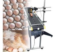 ZHJOPP Automatic Inkjet Coding Machine with Conveyor, Adjustable Speed, Suitable for Printing Egg Production Dates/barcodes/QR Codes.