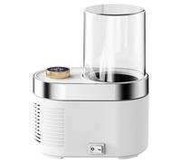ZHJOPP Cooling Cup, -1℃ to 70℃ Desktop Cup Cooler Warmer with Stepless Speed Regulation & Led Digital, Electric Beverage Cooler (White)