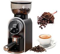 ZHJOPP Electric Coffee Bean Grinder, 80W Coffee Grinder, 25 Speed Settings, with Touchscreen Display and Digital Timer, Stainless Steel Grinding Core