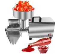 ZHJOPP Electric Fruit Squeezer, Food Juicer, Sauce Maker, Strawberry Sauce Maker, Stainless Steel Tomato Grinder